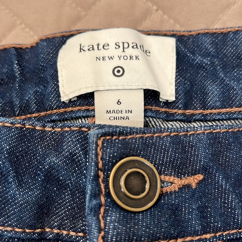 kate spade X Target Women's High-Rise Straight Leg Wide Cuff Jeans/NWT/6 - Picture 9 of 16